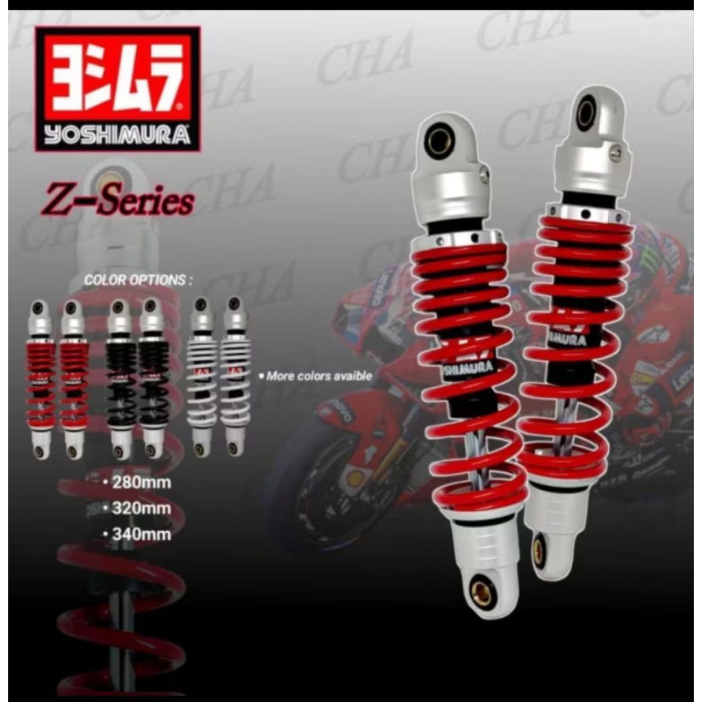Shockbreaker Non Tabung yoshimura  Shock Belakang 280MM 320MM 340MM LsVarisi