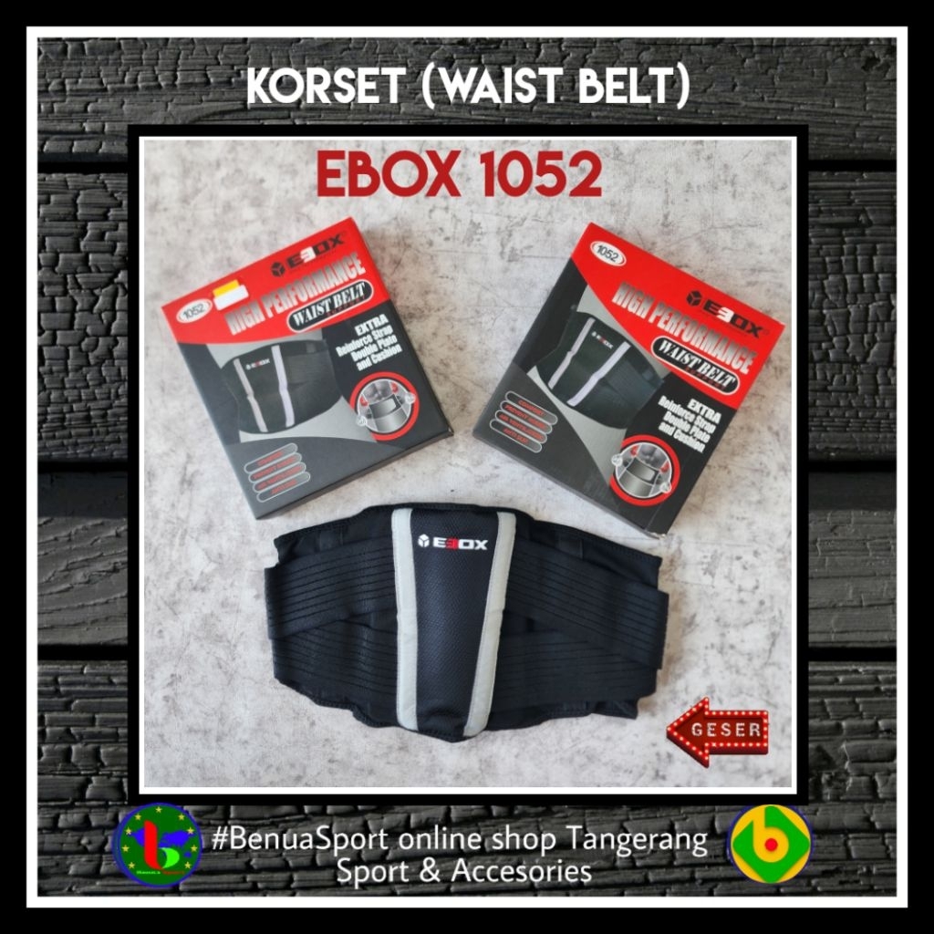 Real pict Deker perut / Korset / stagen / Waist belt Ebox