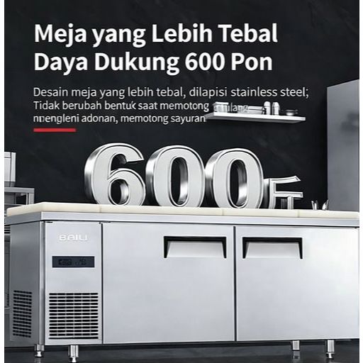 UNDER COUNTER CHILLER MEJA FREEZER 150CM