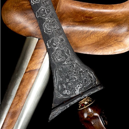 Keris Brojol Pamor Melati Sinebar Tangguh Tuban Pajajaran