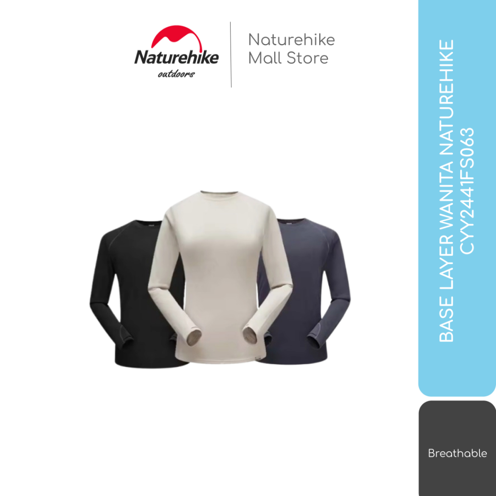 BASE LAYER WANITA UNDERWEAR WARM PAKAIAN TERMAL NATUREHIKE CYY2441FS063