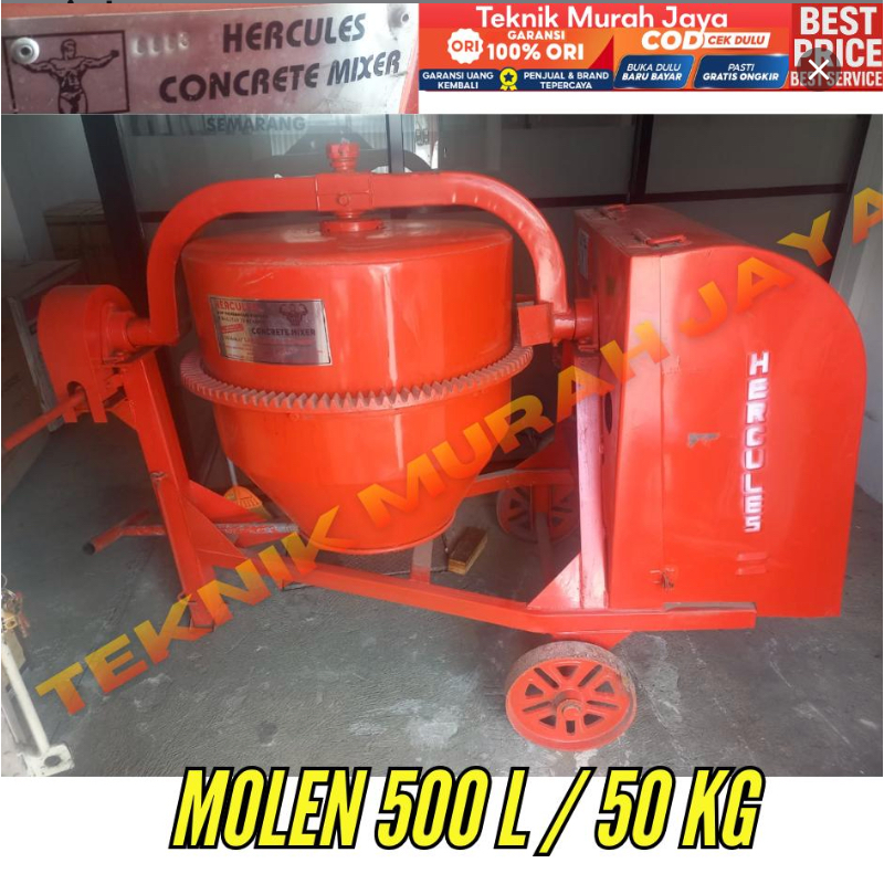Hercules 500 Liter Mesin Pengaduk Semen
