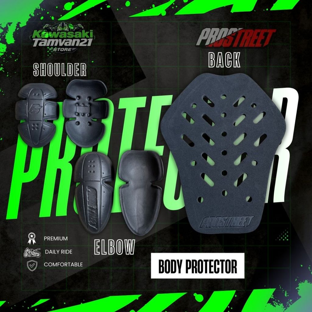 PROSTREET BODY PROTECTOR JACKET MOTOR MESH PELINDUNG JAKET