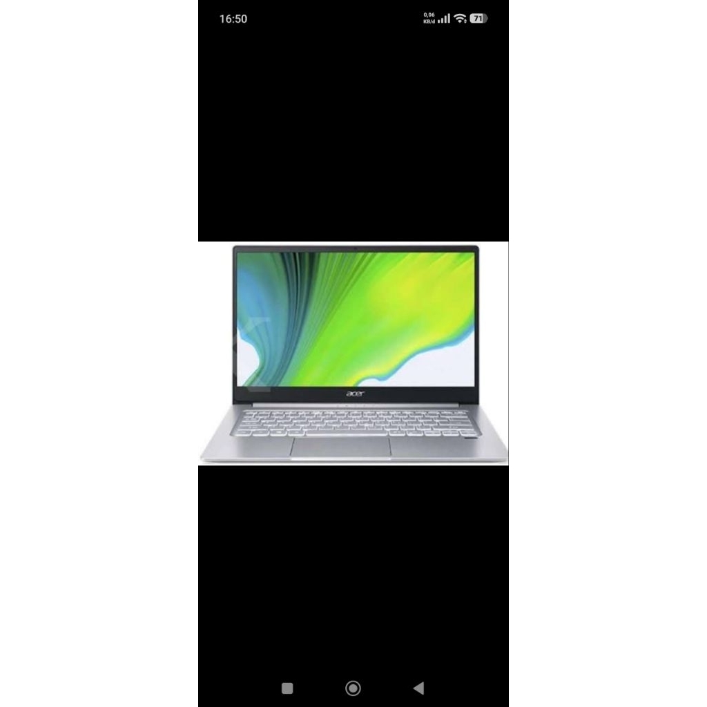 leptop acer new black