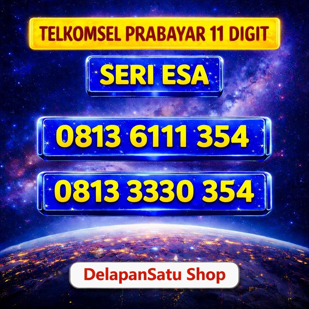 NOMOR CANTIK TELKOMSEL PRABAYAR 11 DIGIT SERI ESA (354)