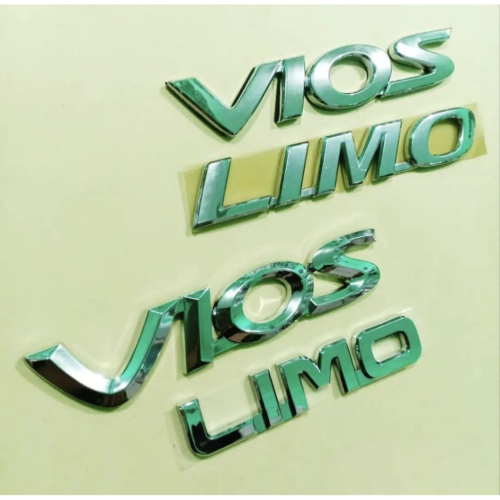 Emblem logo VIOS g1 g2 g3 VIOS limo ukuran original bagasi toyota vios limo