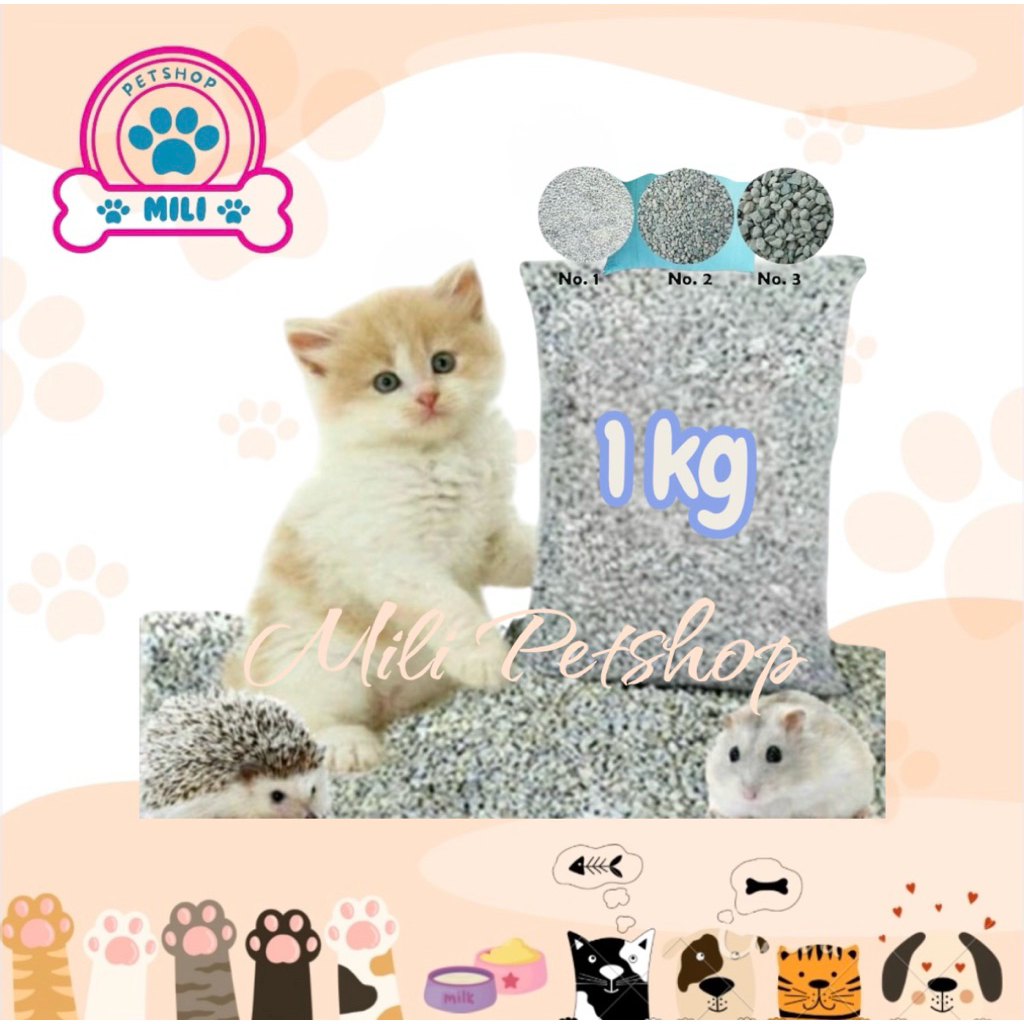 Pasir Kucing ZEOLIT dan Tepung ZEOLIT 20kg NO. 1, 2, 3