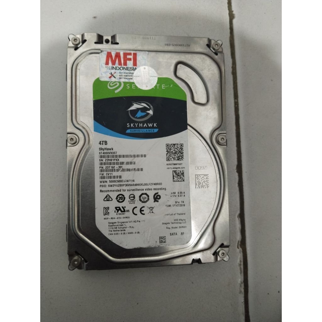 HDD SEAGATE SKYHAWK 4 TB MFI