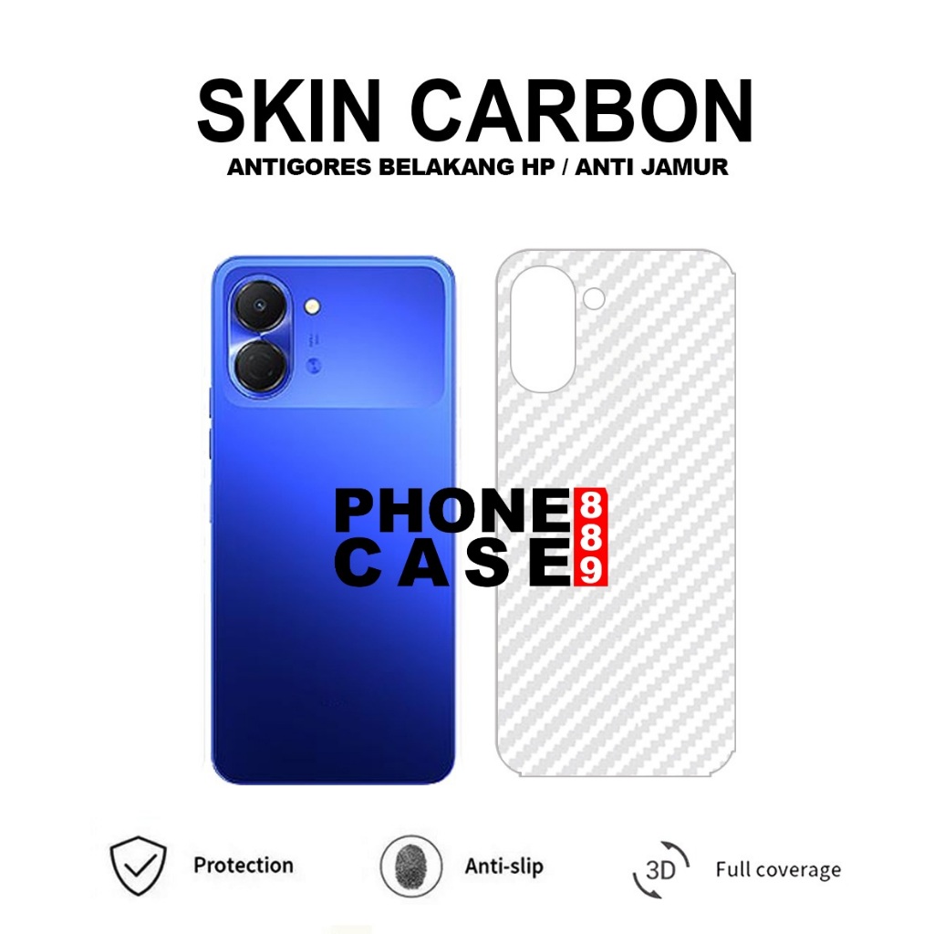 TECNO SPARK GO 2023 TECNO SPARK GO 3 TECNO SPARK GO 2 SKIN CARBON TRANSPARAN ANTI GORES ANTI JAMUR T