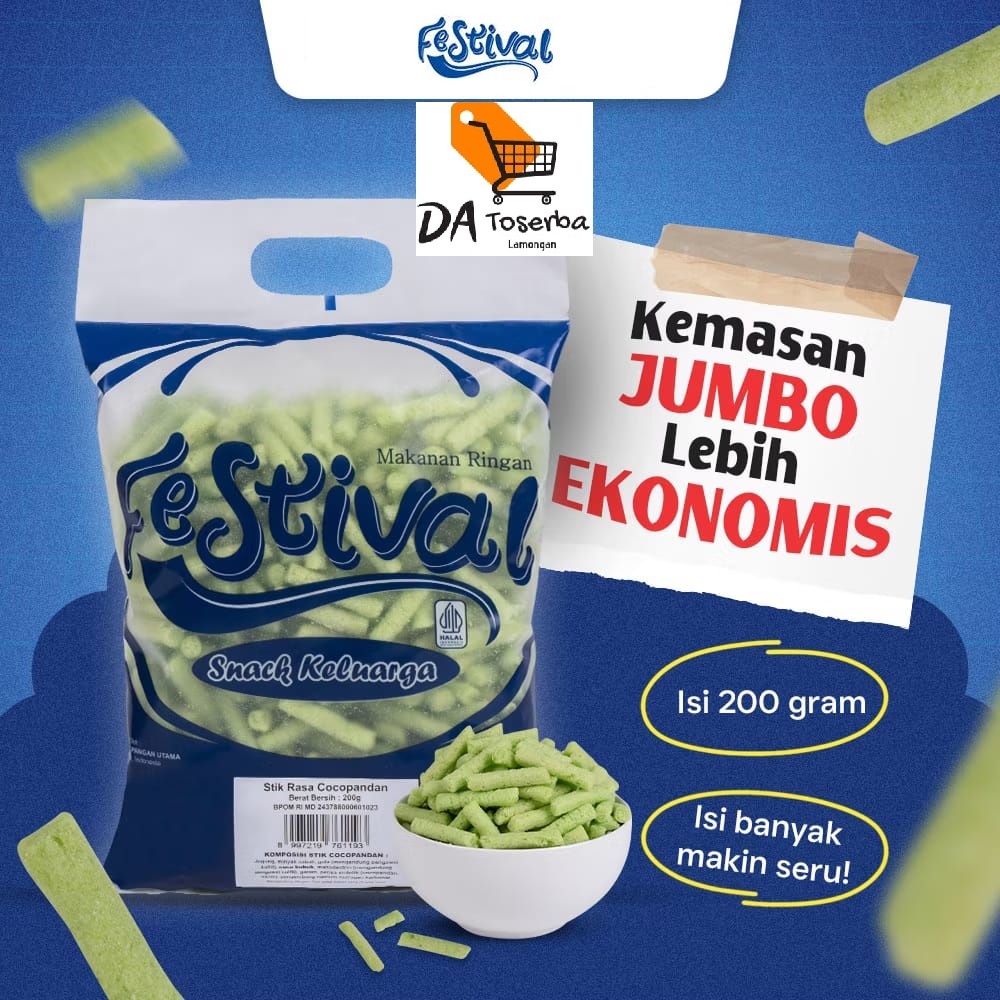 Festival Snack Rasa Cocopandan 200gr