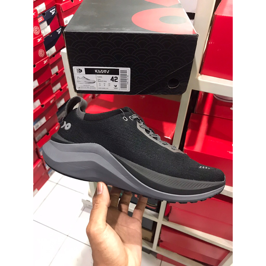 BIG SALE KANKY ORU ORIGINAL SEPATU FULL BLACK HITAM/PRIA/SEKOLAH/RUNNING/LARI/SNEAKERS