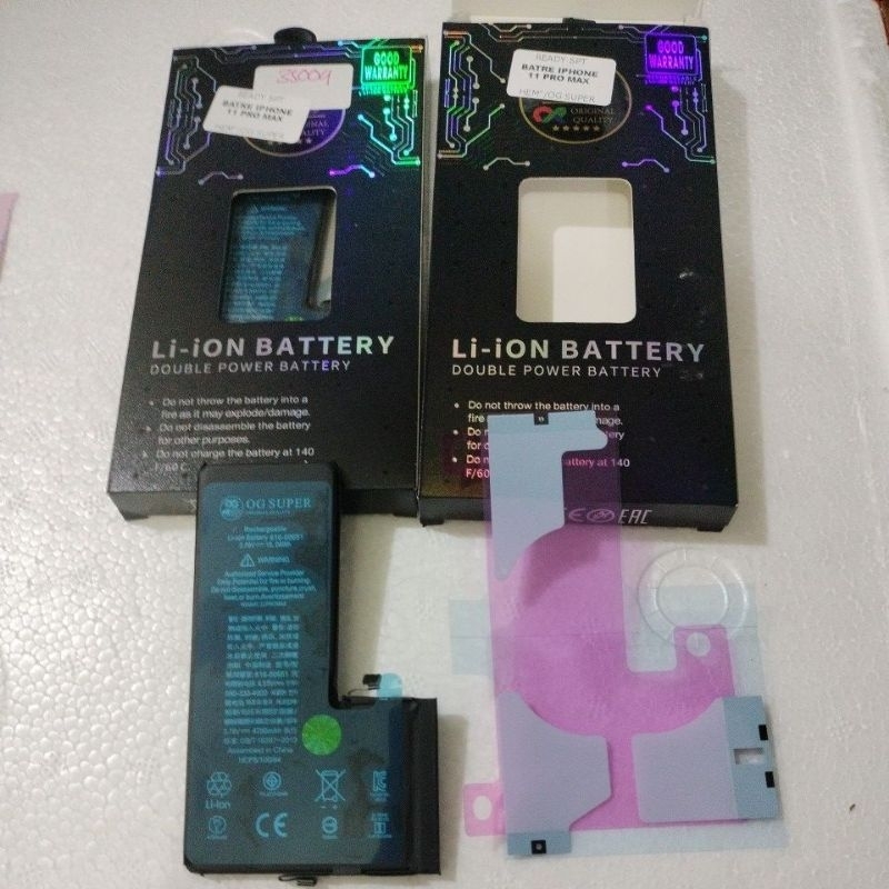 BATRE BATERAI IP 11PRO/IP11 PRO/IP 11 PRO DABLE POWER OG