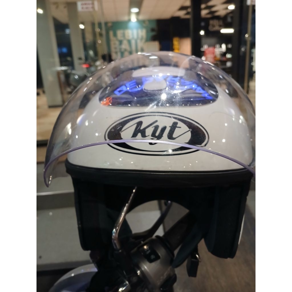 HELM KYT PUTIH ORI 100% MURAH