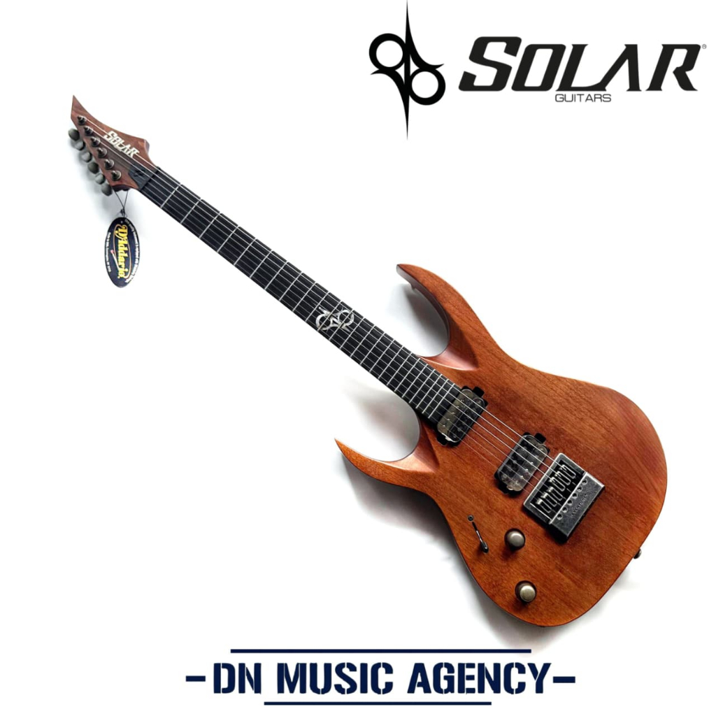 gitar Solar A1.6D LH+ left hand kidal aged natural matte original gitar solar kidal