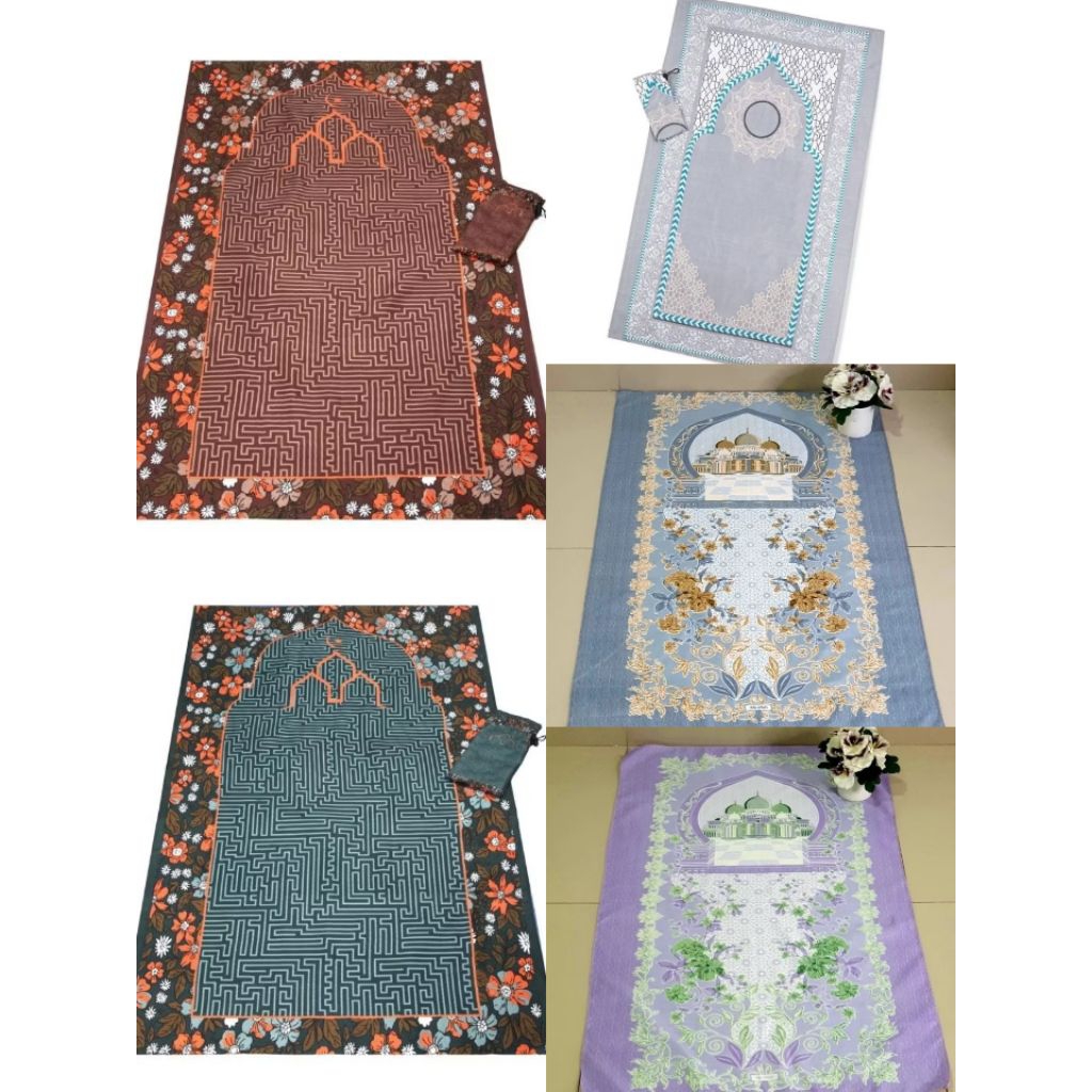 SAJADAH TRAVEL SEJADAH TRAVELING POUCH SOUVENIR UMROH SEJADAH JUMBO SAJADA