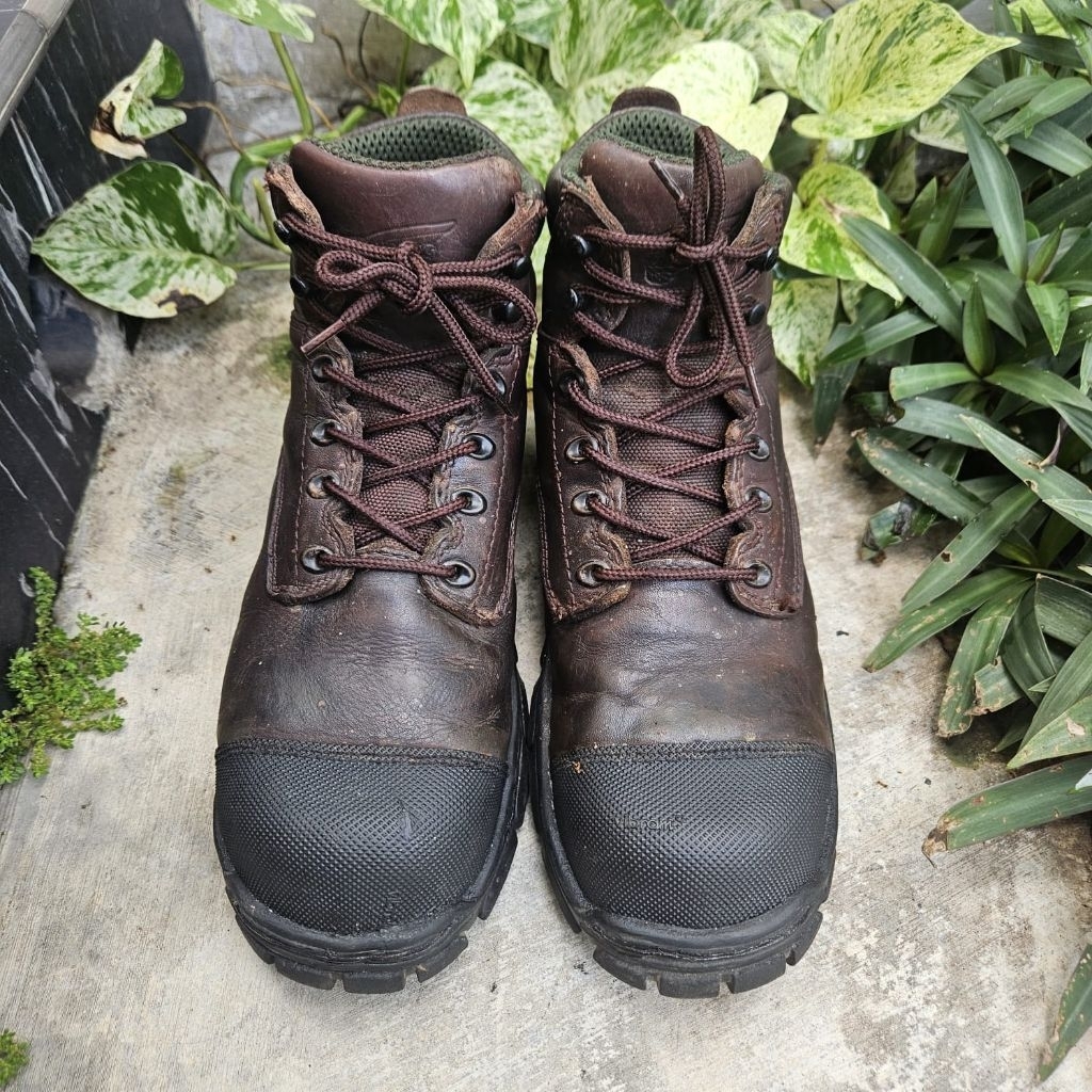 sepatu safety boots second redwing size 42(27cm)