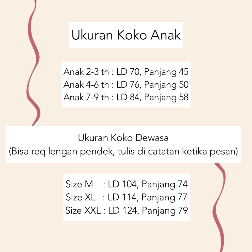 Sentosajaya_1 Sarimbit Lebaran 2026 Baju Couple Keluarga Tunik Koko Anak Dewasa Outfit Idul Fitri