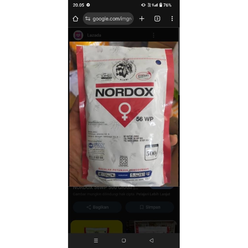 Nordox 56WP(500gr)fungisida