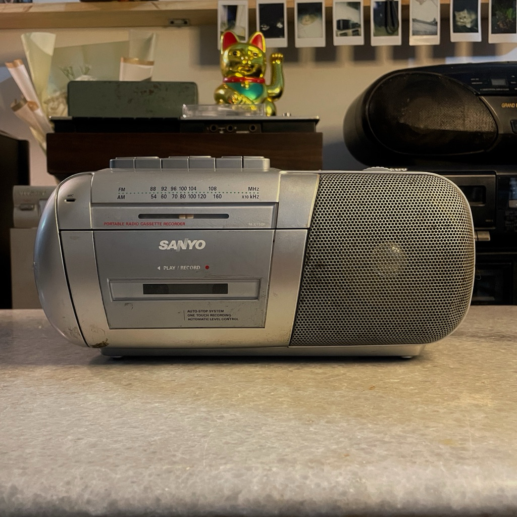 RADIO TAPE MINI COMPO SANYO M-X150F