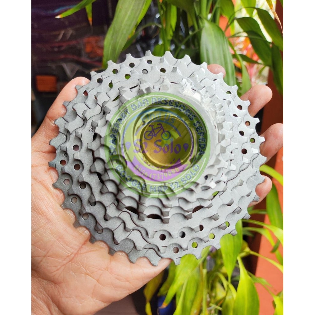 Sprocket 8 speed ulir drat - gear susun - gear belakang - sproket sepeda