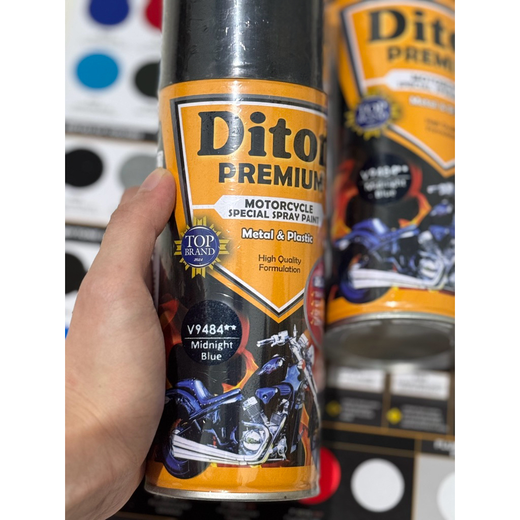 Pilox Diton Premium Midnight Blue** || Cat Semprot Body Motor Velg Motor&Rangka Motor