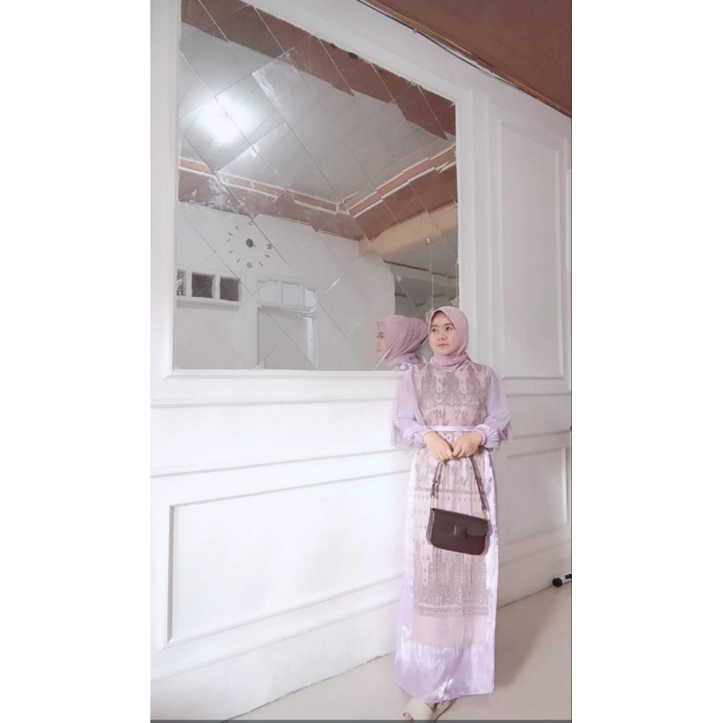 arumi shimer long dress gamis