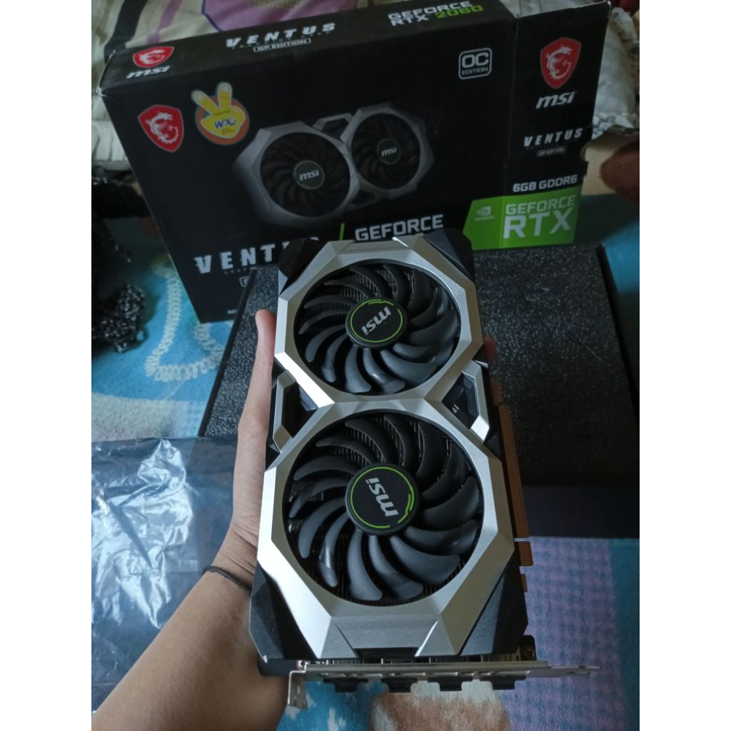 VGA MSI RTX 2060 Bekas, minus No Display