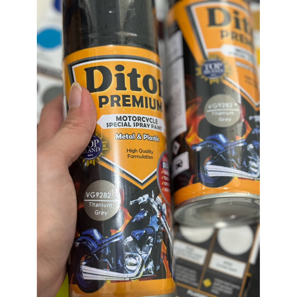 Pilox Diton Premium All Variant Grey || Cat Semprot Body Motor Velg Motor&Rangka Motor