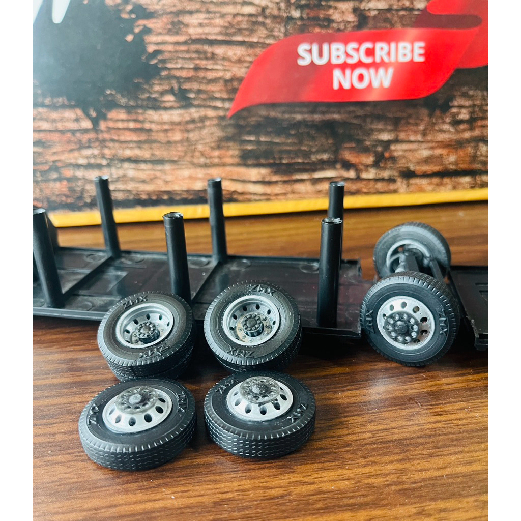 Ban Karet Miniatur Bus RKC ( satu set depan belakang )