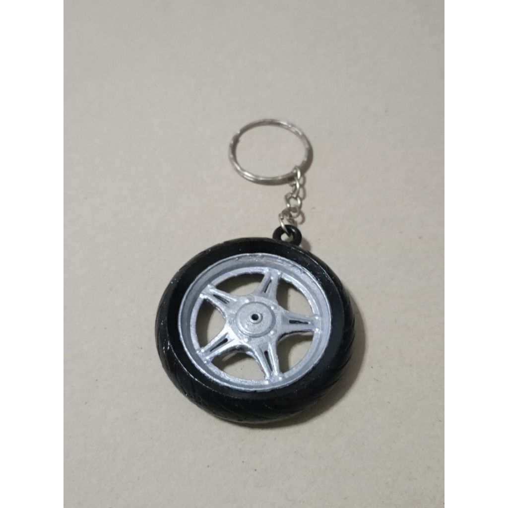 Gantungan Kunci Velg Comstar Hand Painted