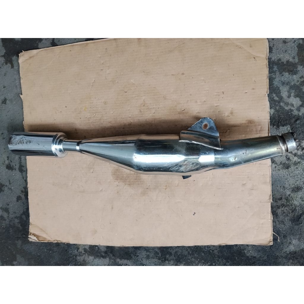 knalpot yamaha fiz R ori bekas,, minus ada baret