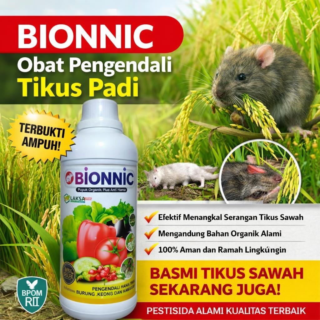 BIONNIC 500ml Obat Semprot Tikus Paling Ampuh - Obat Penyemprot Tikus - Obat Semprot Pembasmi Tikus 
