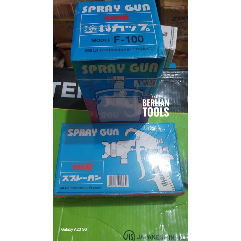 Spray Gun MEIJI F100 Tabung Bawah Spray Gun F100
