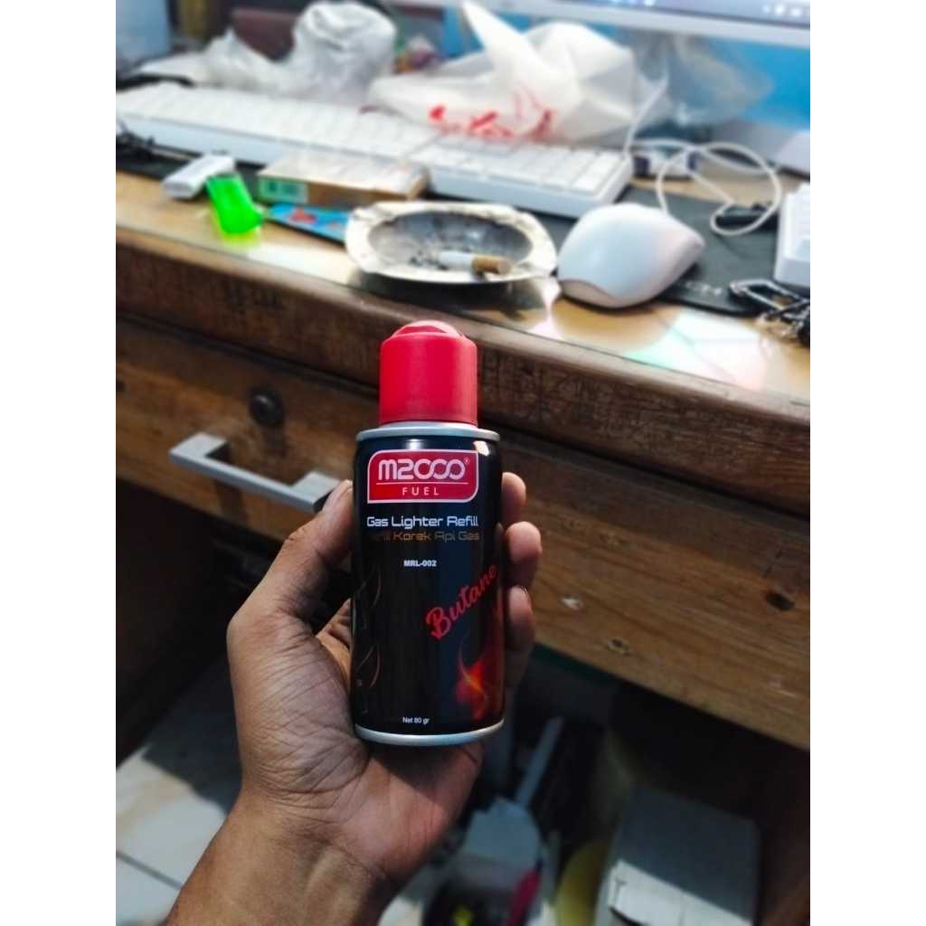 Refill Gas Korek Api M2000 - 80gr, Cocok untuk Korek dan Senapan