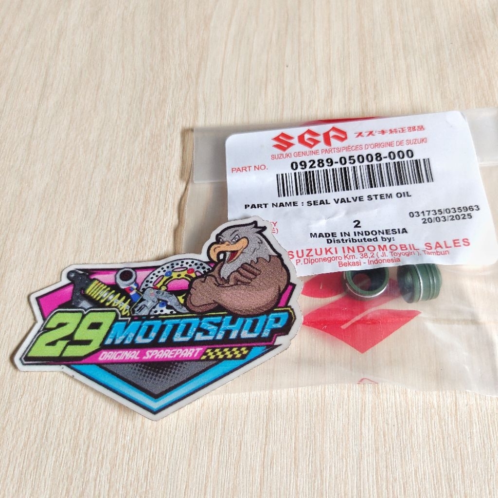 Seal Sil Klep Suzuki Spin Smash Shogun Original SGP