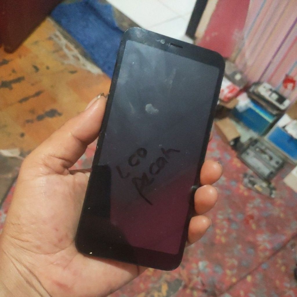 lcd Evercoss m60 ori copotan normal minus ada bercak dikit sentuh normal