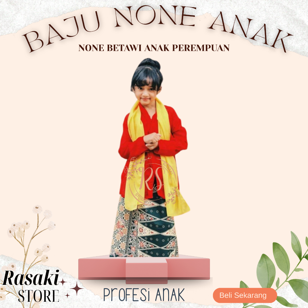 baju adat anak jakarta Baju Adat Betawi Anak Perempuan Kebaya Rok Baju adat betawi kebaya jakarta me