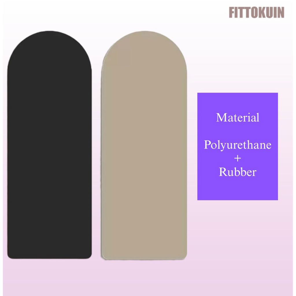FITTOKUIN - Yoga Mat Premium Anti Slip Polyurethane Rubber PU / Oval yoga mat / Matras Yoga Premium 
