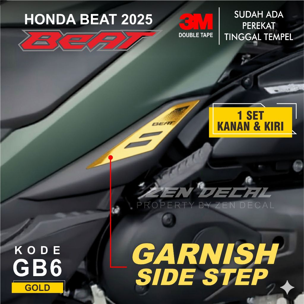 Garnish Honda Beat 2025 aksesoris Honda Beat 2026