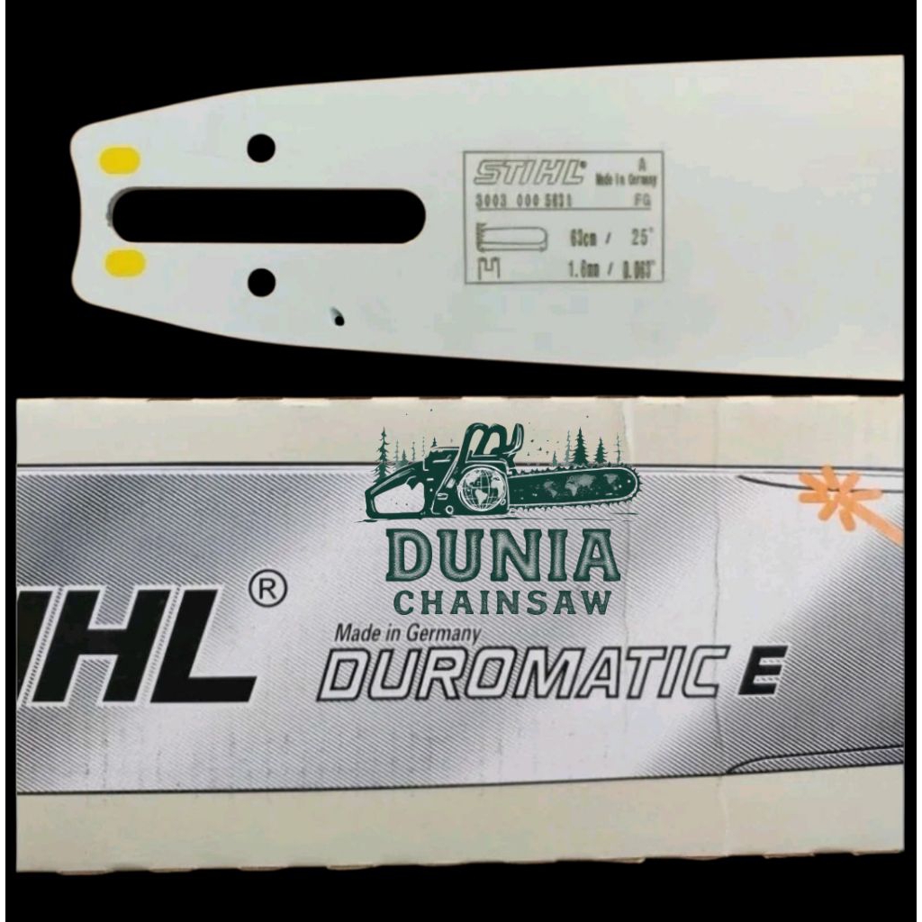 BAR SENSO 25IN 63CM BAJA LASER TIP ORIGINAL SETIL