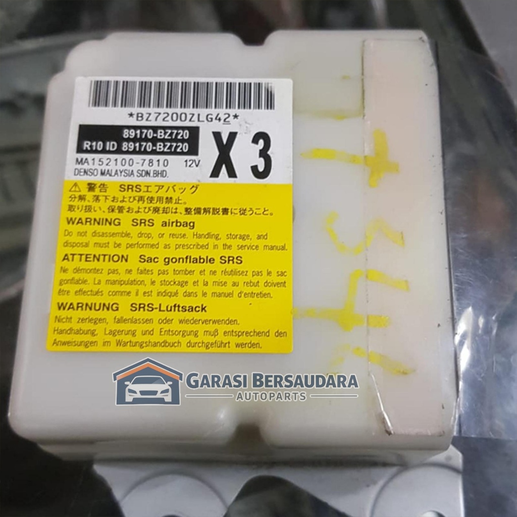 Modul Airbag Computer Srs Toyota Avanza 2022 Original