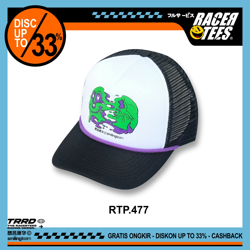 RACERTEES Topi Trucker Zombiez - RTP.477
