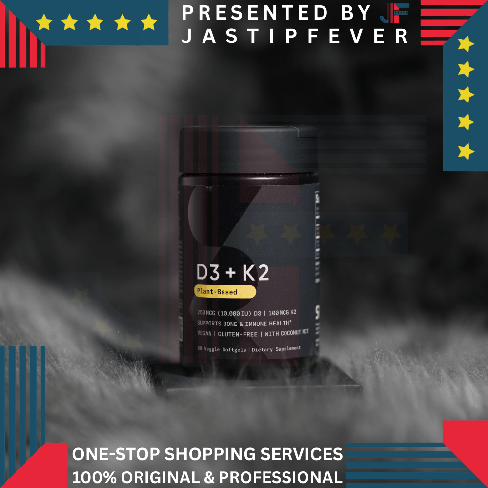 JF x SR Sports Research Vitamin D3 + K2 2500IU | 5000IU | 10000IU + 100mcg K2 MK7 VEGAN COCONUT MCT 