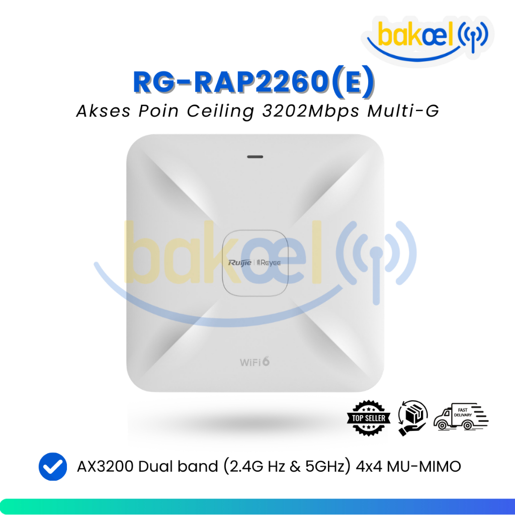 RG-RAP2260 (E) Access Point Model Ceiling WiFi 6 3202Mbps Multi-G RAP2260E RAP2260 E