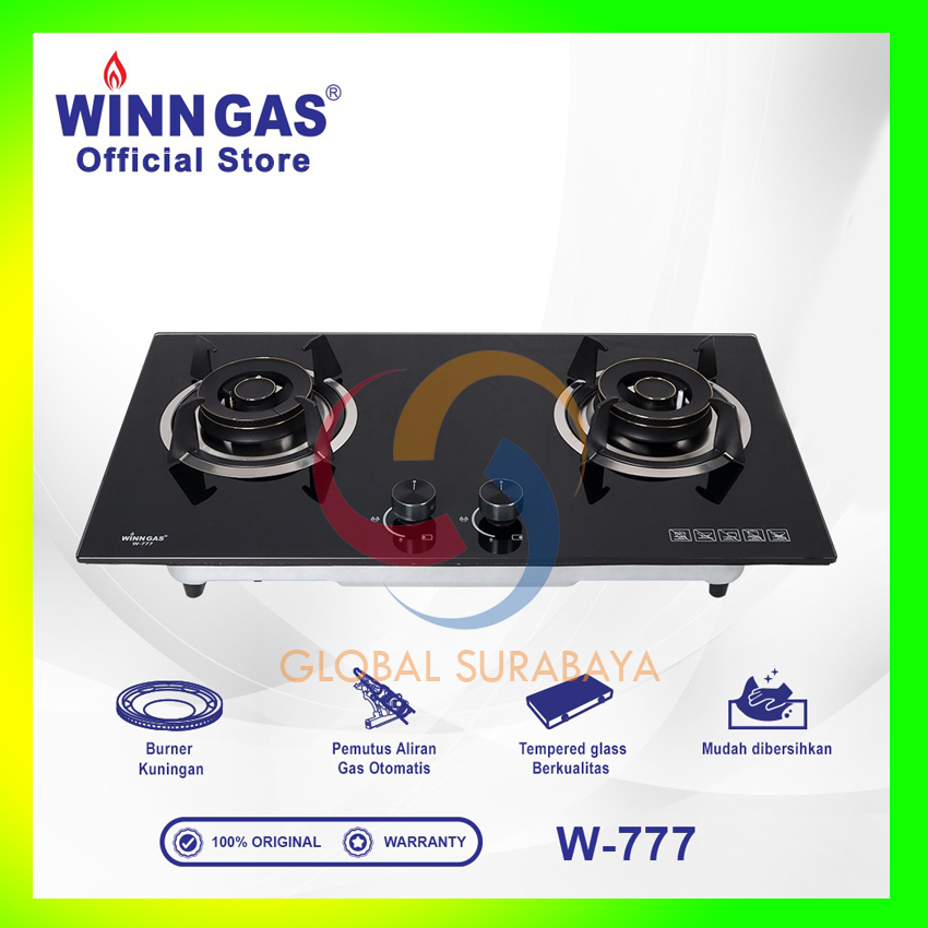 Winn Gas Kompor Tanam 2 Tungku W777