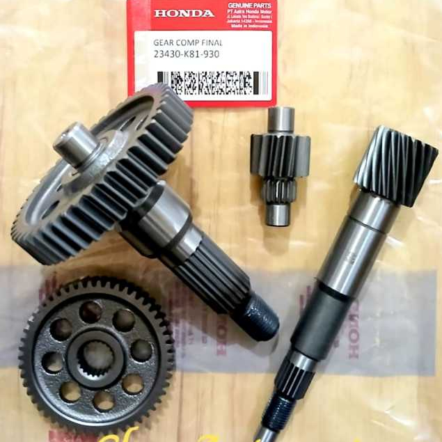 Gigi Rasio Set Beat Pop Street  Scoopy Esp K81 Gear Rasio Assy Beat Pop Street