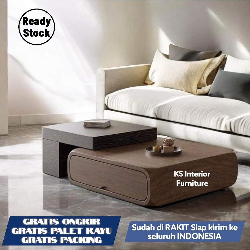 Meja Tamu HPL Minimalis 02, Meja Tamu Modern