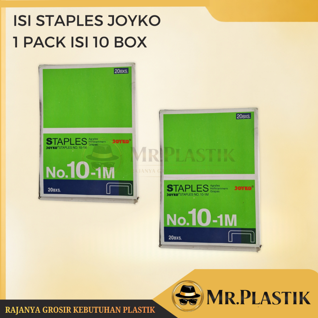 Isi Staples Joyko no.10 isi 1000pcs  Staples no.10N isi 20 box
