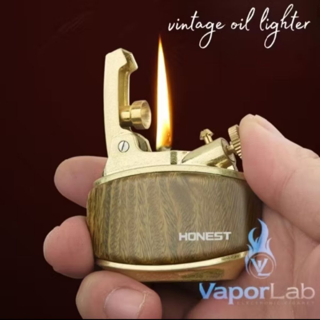 korek api classic sumbu minyak vintage oil lighter gift box HONEST