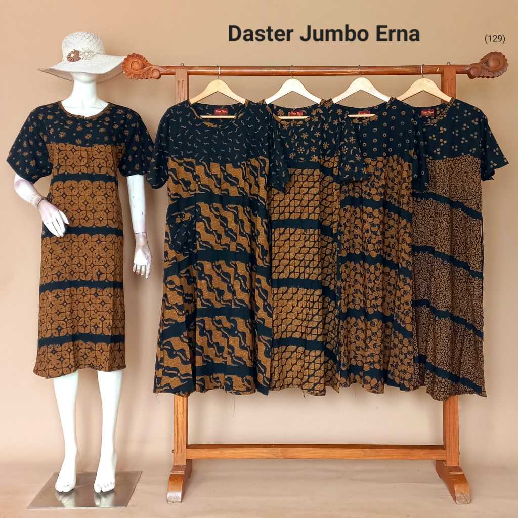 Daster Jumbo Erna By Putri Diana Busui Resleting Bahan Rayon Halus Terbaru Terlaris Asli Pekalongan
